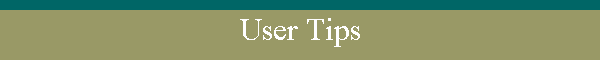 User Tips